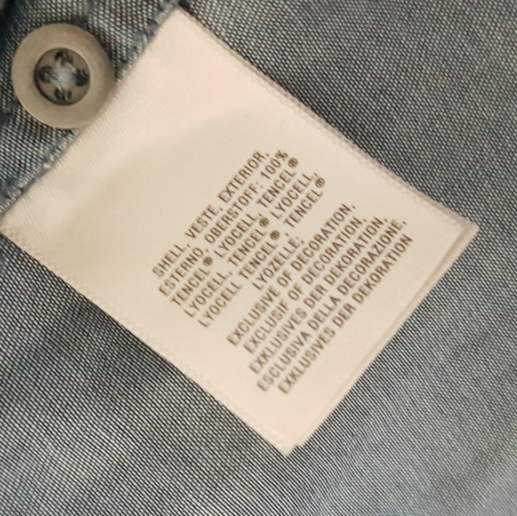 Anthropologie Holding Horses Chambray Top Size M - Picture 8 of 8